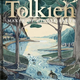 The book cover incorporates a 1937 Tolkien watercolor titled Bilbo comes to the Huts of the Raft-elves.